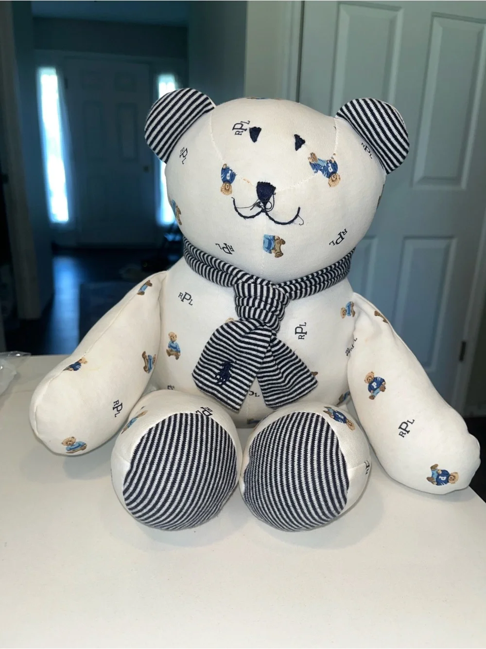 Ralph Lauren Baby Blanket 15” Bear